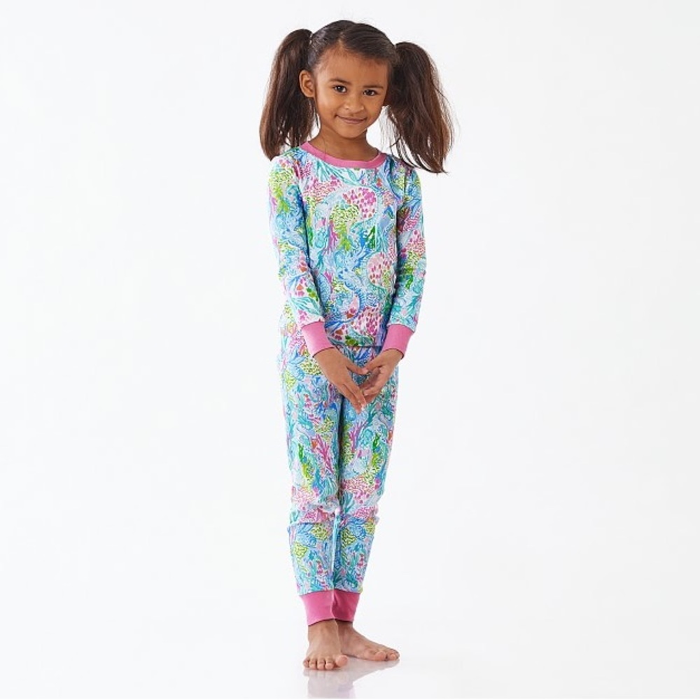 Pottery Barn Kids + LillyPulitzer 2T Pajamas